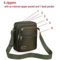 Men Nylon Shoulder Bag Messenger Bag Casual Waterproof Nylon Zipper Pocket Handbag Fashion Tote Travel Male Crossbody Bags. 