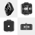 TELESIN TE-ZJZ-006 Aluminum Alloy Quick Release Plate Arca-Type Base Mount Shoulder Strap Belt Clamp Tripod Ball Head Mount Adapter Set with1/4 Inch Screw for Tripod DSLR ILDC Action Cameras. 