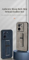 lthmy for Xiaomi 13T case hard shockproof PU leather cellphone back cover phone casing Bracket Holder.