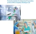 100 Pcs Pack Disposable Surgical Head Caps, Made in China. 