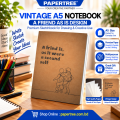 PaperTree Vintage A5 Notebook Sketchbook A Friend As Is Drawing Sketchpad.