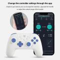Wheel Function Joystick Ninte Gyroscope for Handle with 6-Axis Device Bluetooth Game Hand Wireless Mobile Control ndo Switch OLED/Lite Vibration Vortex. 