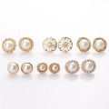 【Fast and Free Delivery】 6 Pairs Elegant Sign Ears Tiny Studs Earrings-MOILY. 