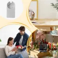 Anti-Spill Cup Holder Clamp Table Side Water Cup Holder for Workplace Home Desk Computer Desk Side Cup Holder White. 