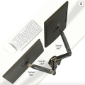 NB North Bayou Dual Monitor Desk Mount Stand Full Motion Swivel Computer Monitor Arm for Two Screens 17-27 Inch with 4.4~19.8lbs Load Capacity for Each. 