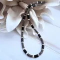 Men's African necklace, Men african Beaded jewelry, Surfer necklace Gifts for men, Wooden Beach Necklace. 