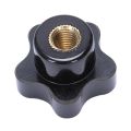 5Pcs M8 Female Thread 32mm Star Head Clamping Nuts Knob Grip Handle.