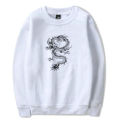 Hoodies Men's Chinese Dragon Print Hoodie Street Casual Hop Sweatshirts High-End Brand Hoody Plus Size Coat Jacket.