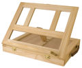 Papertree Table Top Easel with Drawer – Wooden Desktop Painting Easel for Art, Sketching & Display. 