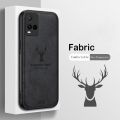 New Phone case Vivo Y33s Y 33s Back cover Fabric Luxury Deer Cloth Frosted Shockproof Soft Silicone Edges Hard Cute Cover Vivo Y33s V2109. 