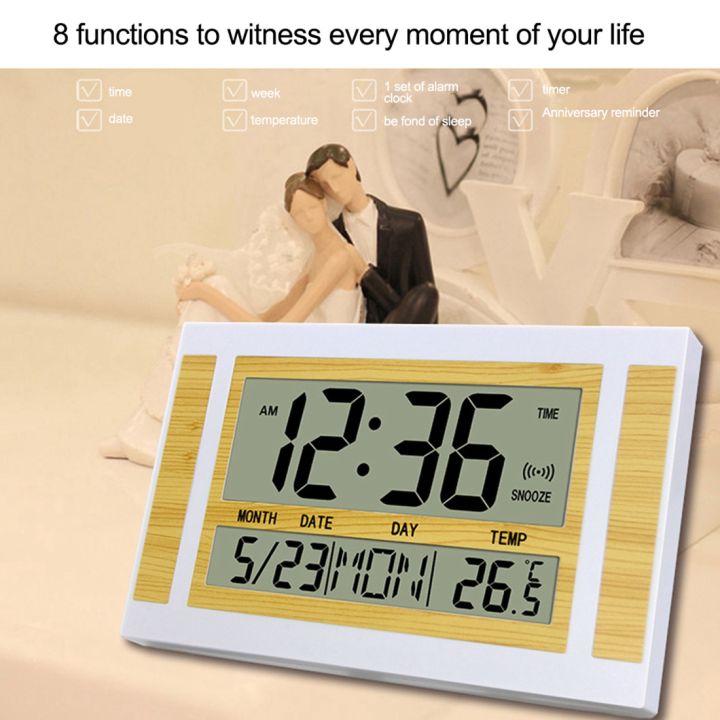 Digital%20Wall%20Clock%20LCD%20Large%20Number%20Time%20Temperature%20Calendar%20Alarm%20Table%20Desk%20Clock%20Modern%20Design%20Office%20Home%20Silver%20-%20Image%204