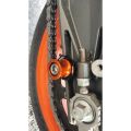 for KTM Duke Rc 125 200 250 390 690 990 M10 Screws Motorcycle CNC Aluminum Swingarm Spools Slider Stand Screws Modified Accessory Universal 3 LOGO. 