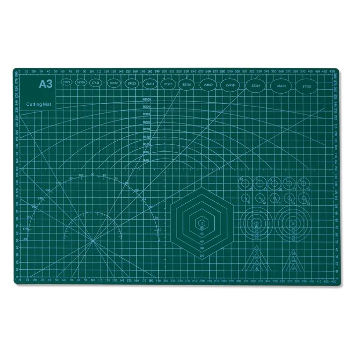 Cutting%20Mat%20Double-sided%20Non%20Slip%20Printed%20Grid%20Quality%20Cutting%20craft%20Board%20A3/A4%20-%20Image%202