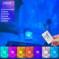Sparkling water ripple atmosphere light, bedroom live broadcast room background, sunset atmosphere, night light.