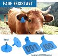Buy Ying 001‑100 Number Plastic Tag Livestock Animal Ear for Marking Cattle Cows Farm Accessories. 