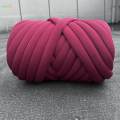 Chunky Yarn, Tube Giant Yarn, Soft Crocheting Hand Knit Jumbo Tubular Yarn, Bulky Chunky Yarn for Macrame, Carpets, Crochet, Pillow, Cushion.