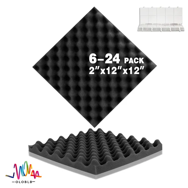 6/12/24%20Pcs%20Sound%20Proof%20Egg%20Crate%20Foam%20Sound%20Proofing%20Foam%20Padding%20Acoustic%20Panels%20Studio%20Acoustic%20Foam%20Sound%20Absorbing%20Material%20-%20Image%204