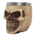 1Pcs 3D Knight Warrior Skull Mug Gothic Style Halloween Decoration Skeleton Cup Man Gift. 
