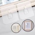 Transparent Seamless Strong Self Adhesive Sticker Hook Holder Photo Frame Painting Picture Poster Clock No Drill Wall Hanger Hooks Home Storage Tool. 