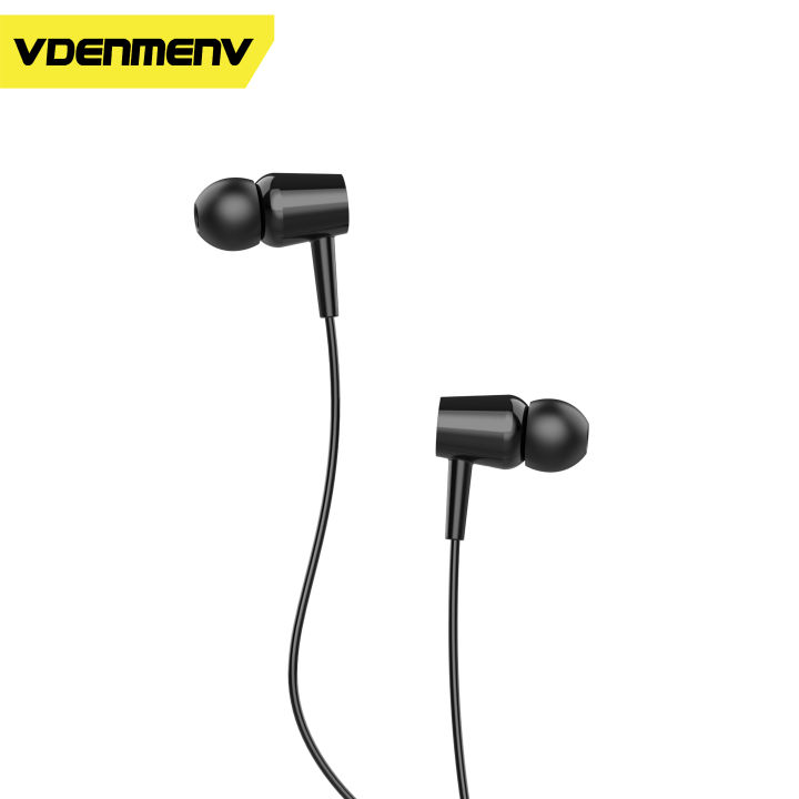 VDENMENV%20DR02%20Headphone%201.2Meter%20Plastic%20Housing%20Contoller%20with%20Mic%20-%20Image%202