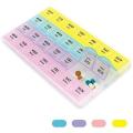 Medicine Organizer Reminder Storage Box for 28 Days or 4 Weeks.