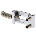 BRADOO- 1Pc Modern and Vintage Electric Guitar Six String Nut Cattle Bone Slotted & 6X Replacement Chrome Tremolo Bridge Saddles. 