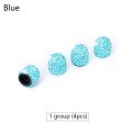 【Alizeker Mall】4Pcs OF  Lot Dropshipping Car Car Tire Valve Caps Polymer Clay Decorative Diamond Shining Dustproof Caps. 