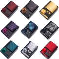 Men's Multicolor Fashionable Neck Tie - 4 items Set Box (1 Set). 