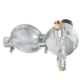 2-Stage Automatic Changeover LP Propane Gas Regulator, 1/4 Inch SAE Inverted Flare for Camper Trailer Car.