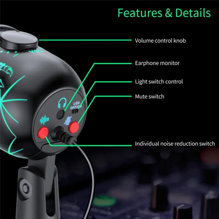 USB%20Condenser%20Microphone%20with%20Noise%20Cancellation%20RGB%20Microphone%20for%20Pc%20Computer%20Laptop%20Video%20Recording%20-%20Image%205