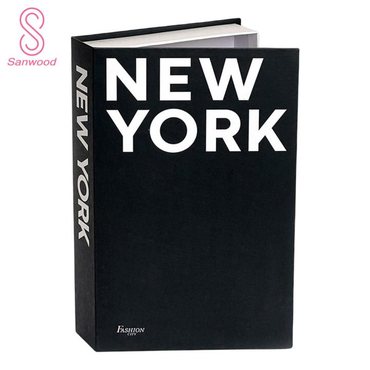 Decorative Ornament Minimalistic Fake Book Simulation Storage Book