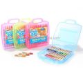 Multi color or Bright 18 pics colors Rong pencil OIL PASTEL SET IN PLASTIC BOX Hexagonal. 