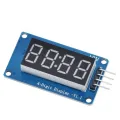 1pcs 4 Bit TM1637 7 Segments Digital Display Tube Red 4-Digit LED Display Module Board For Arduino Diy LED Display Board. 