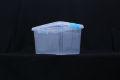 Small phary toy plastic 30L transparent large moving storage miscellaneous sorting box. 