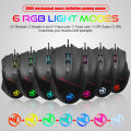 S600 Wired Mouse Macro Programming Gaming Mouse 9 Keys Ergonomic Mice with 6 Adjustable DPI RGB Luminous 7200dpi Gaming Mouse Light Effect for Office safe portable. 