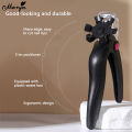 Monja Fake Nail Clippers U-shaped Adjustable Fake Nail Cutter Trimmer Anti-Splash False Nail Clipper Cover DIY Nail Art Care Tool.