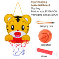 GC Kids Basketball Hoop Kit Cartoon Animals Hanging Basketball Stand Outdoor Indoor Game Sports For Boys Girls Gifts. 