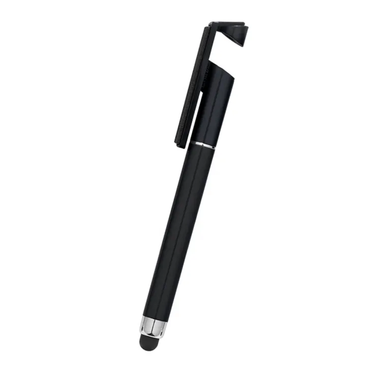 3%20in%201%20Multifunctional%20Plastic%20Stylus%20Pen%20With%20Phone%20Stand%20And%20Screen%20Cleaner%20Use%20Cap%20Ballpoint%20Pen%20With%20Smart%20Phone/Mobile%20Stand%20Holder%20-%20Image%202