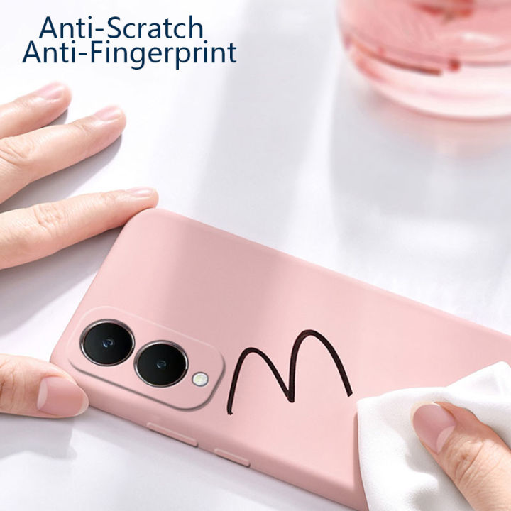 Olige For VIVO Y28 Liquid Silicone Macaron Candy Color TPU Falling and shockproof Soft Phone Case Shell Protector Back Cover
