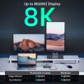 Acasis Thunderbolt Hub 40Gbps 11 Ports Docking Station USB-C Hub Type-C Dock 8K@60HZ USB Expander For Macbook Pro.