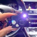 LED Luminous Sound Daisy Camera Pendant Keychain - Creative and Fun. 
