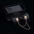Adjustable Men's Bow Tie Metal Wing Bowtie Pocket Square Towel Handkerchief Gift Set Formal Neck ties Wedding Party Accessories. 