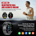 2024 New For Android IOS Smart Watch Men Bluetooth Call Blood Pressure Monitor Watch Sports Bracelet Waterproof Men Smartwatch.