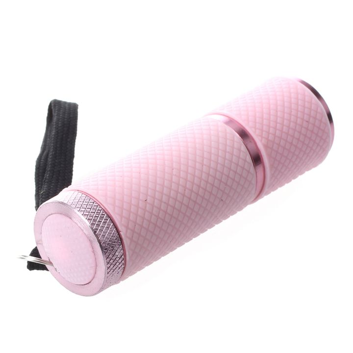 3X%20Outdoor%20Mini%20Pink%20Rubber%20Coated%209-LED%20Flashlight%20Torch%20-%20Image%204