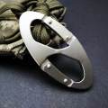 Outdoor Recreation Aluminum S Biner Spring Loaded Gate Carabiners Clip Snap Hook Dual Buckle -5pcs. 