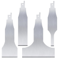 Reciprocating Saw Scraper Blade 4PCS, Blades Recipro Tools As Attachment Accessories and Adapter for Reciprocating Saw. 