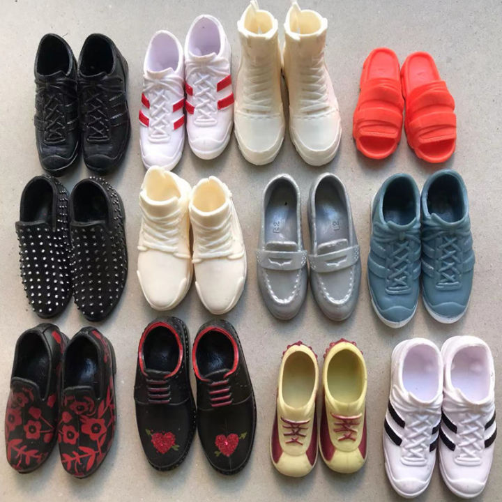 Original Ken Prince Male Doll Shoes Boots Sandals Fashion 1/6 Male Doll Decors Parts Kids Doll DIY Dressing Accessories Superman