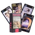 【ZOETN-HOT TOY Store】New Styles Manara Tarot Deck Cards English Version Divination Card Game Family Board Game.