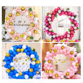 GC Round Backdrop Stand Circle Balloon Arch Frame Backdrop Decoration For Ceremony Wedding Birthday Party Baby Shower. 