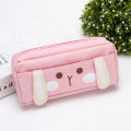 New Style Cute Cartoon Pencil Case Pen Pouch Zipper Pencil Bags Cosmetic Make Up Organizer Pouch School Office Stationery Supplies Kids Gift. 
